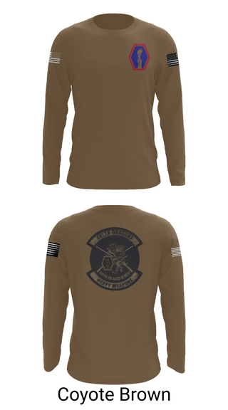 Long Sleeve Performance Shirt, 100th Battalion 442nd Infantry Delta dragons, Army, Teamtime, Team time, sublimation, custom sports apparel, team uniforms, spirit wear, spiritwear, sports uniforms, custom shirts, team store, custom team store, fundraiser sports, apparel fundraiser
