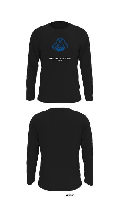 San Leandro High School Golf 2010709 Long Sleeve Performance Shirt - 14