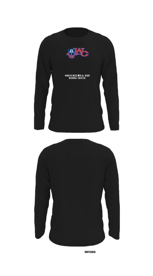 Long Sleeve Performance Shirt, Warren Central High School Cheer, Cheer, Teamtime, Team time, sublimation, custom sports apparel, team uniforms, spirit wear, spiritwear, sports uniforms, custom shirts, team store, custom team store, fundraiser sports, apparel fundraiser