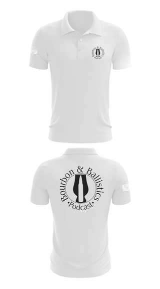 Short Sleeve Performance Polo, Bpurbon and Ballistics Podcast, , Teamtime, Team time, sublimation, custom sports apparel, team uniforms, spirit wear, spiritwear, sports uniforms, custom shirts, team store, custom team store, fundraiser sports, apparel fundraiser