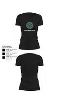 278th Armored Cavalry 65599627 Women's Short Sleeve V-neck Shirt - 24