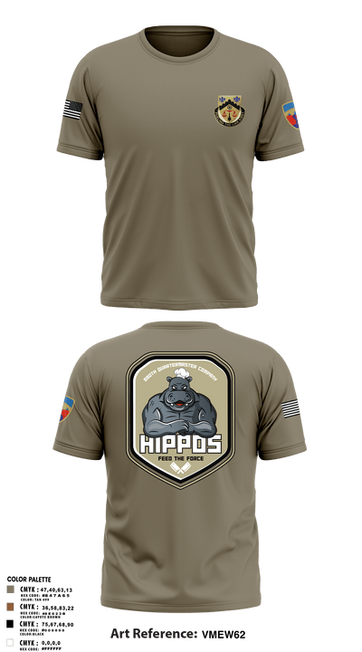 880th Quartermaster Company 80269205 Short Sleeve Performance Shirt - 100
