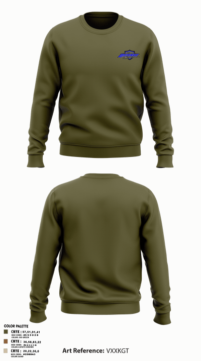 1st Defense Foam Insulation 48484867 Crew Neck Sweatshirt - 1