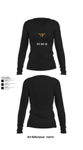 977 MP CO 88106845 Women's Long Sleeve V-neck Shirt - 22