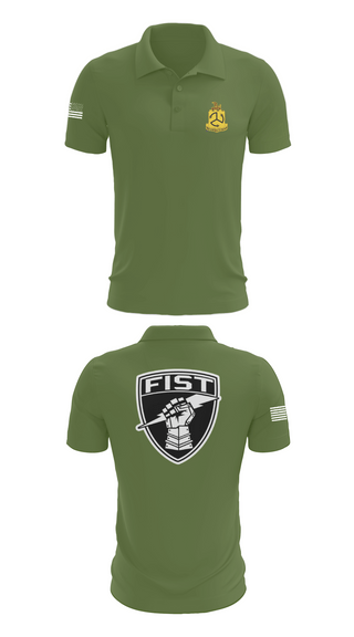 Short Sleeve Performance Polo, 1-200 Infantry, National Guard, Teamtime, Team time, sublimation, custom sports apparel, team uniforms, spirit wear, spiritwear, sports uniforms, custom shirts, team store, custom team store, fundraiser sports, apparel fundraiser