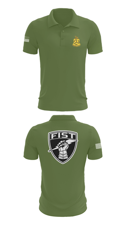 1-200 Infantry 56519387 Short Sleeve Performance Polo - 45