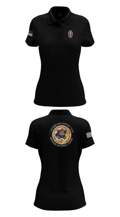 7th CST 5552337 Women's Short Sleeve Performance Polo  - 35