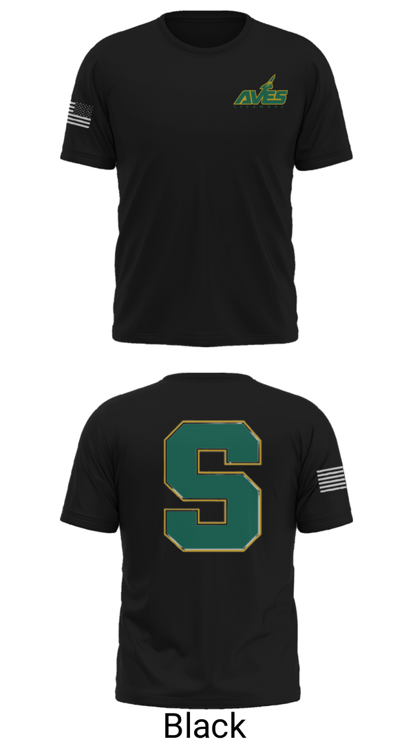 Short Sleeve Performance Shirt, Sycamore Junior High School Lacrosse, Men's Lacrosse, Teamtime, Team time, sublimation, custom sports apparel, team uniforms, spirit wear, spiritwear, sports uniforms, custom shirts, team store, custom team store, fundraiser sports, apparel fundraiser