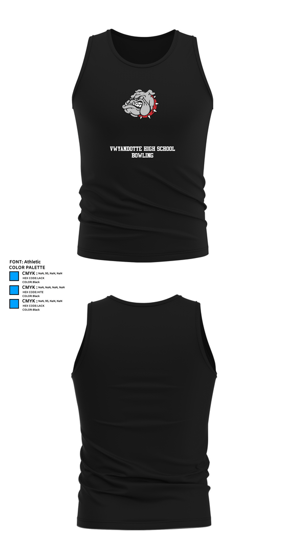 Tank Top, vWyandotte High School Bowling, Bowling, Teamtime, Team time, sublimation, custom sports apparel, team uniforms, spirit wear, spiritwear, sports uniforms, custom shirts, team store, custom team store, fundraiser sports, apparel fundraiser