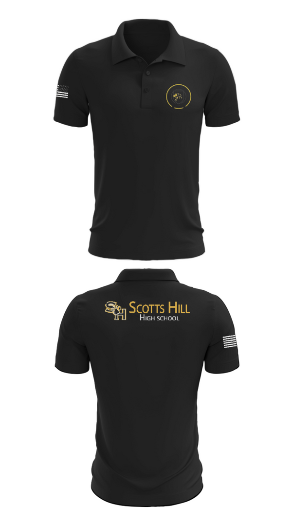 Short Sleeve Performance Polo, Scotts Hill High School Band, Spirit Store, Teamtime, Team time, sublimation, custom sports apparel, team uniforms, spirit wear, spiritwear, sports uniforms, custom shirts, team store, custom team store, fundraiser sports, apparel fundraiser