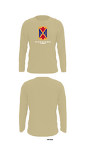 10th Army Air and Missile Command 85697191 Long Sleeve Performance Shirt - 92