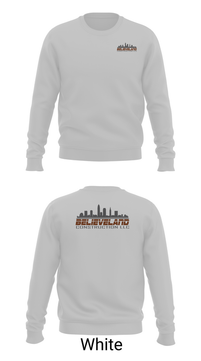 Believeland Construction LLC 85642703 Crew Neck Sweatshirt - 2