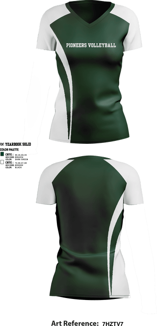 Womens Long Sleeve Vneck Shirt, Pioneers Volleyball, Women's Volleyball, Teamtime, Team time, sublimation, custom sports apparel, team uniforms, spirit wear, spiritwear, sports uniforms, custom shirts, team store, custom team store, fundraiser sports, apparel fundraiser
