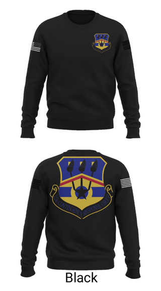 Crew Neck Sweatshirt, 123d Contingency Response Group, Air Force, Teamtime, Team time, sublimation, custom sports apparel, team uniforms, spirit wear, spiritwear, sports uniforms, custom shirts, team store, custom team store, fundraiser sports, apparel fundraiser