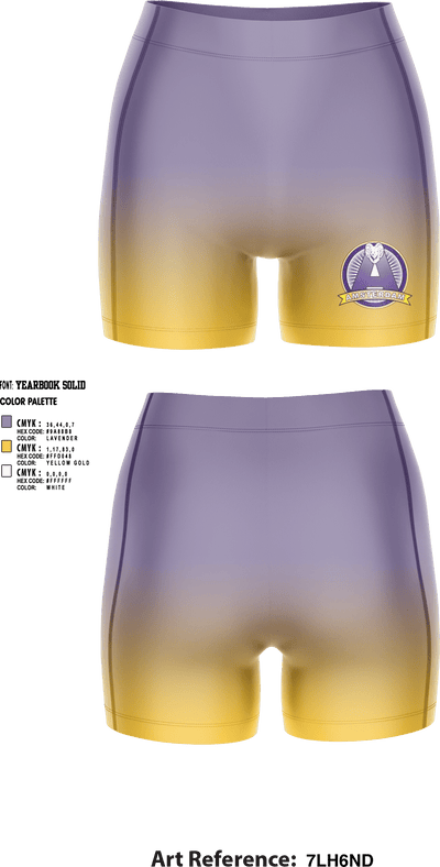 Amsterdam High School Volleyball 89487268 Women's Compression Shorts - 1