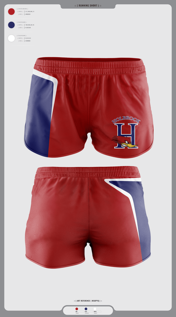 Womens Shorts, Holbrook High School Wrestling, Wrestling, Teamtime, Team time, sublimation, custom sports apparel, team uniforms, spirit wear, spiritwear, sports uniforms, custom shirts, team store, custom team store, fundraiser sports, apparel fundraiser