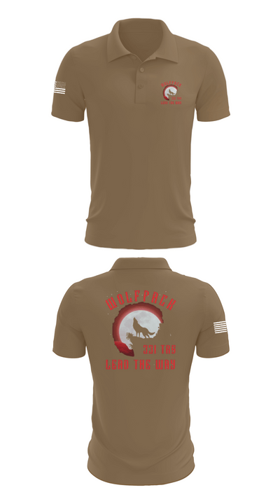 331 TRS / FLT 154 WOLFPACK 75262694 Short Sleeve Performance Polo - 7