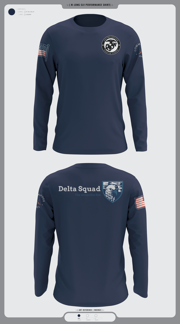 Long Sleeve Performance Shirt, Marine Corps, Marines, Teamtime, Team time, sublimation, custom sports apparel, team uniforms, spirit wear, spiritwear, sports uniforms, custom shirts, team store, custom team store, fundraiser sports, apparel fundraiser