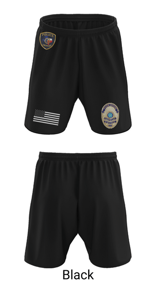 Athletic Shorts With Pockets, Crowley Police Department, , Teamtime, Team time, sublimation, custom sports apparel, team uniforms, spirit wear, spiritwear, sports uniforms, custom shirts, team store, custom team store, fundraiser sports, apparel fundraiser