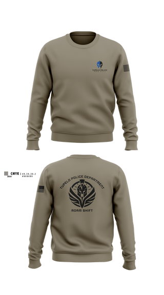 Crew Neck Sweatshirt, TPD Adam Shift, Police, Teamtime, Team time, sublimation, custom sports apparel, team uniforms, spirit wear, spiritwear, sports uniforms, custom shirts, team store, custom team store, fundraiser sports, apparel fundraiser