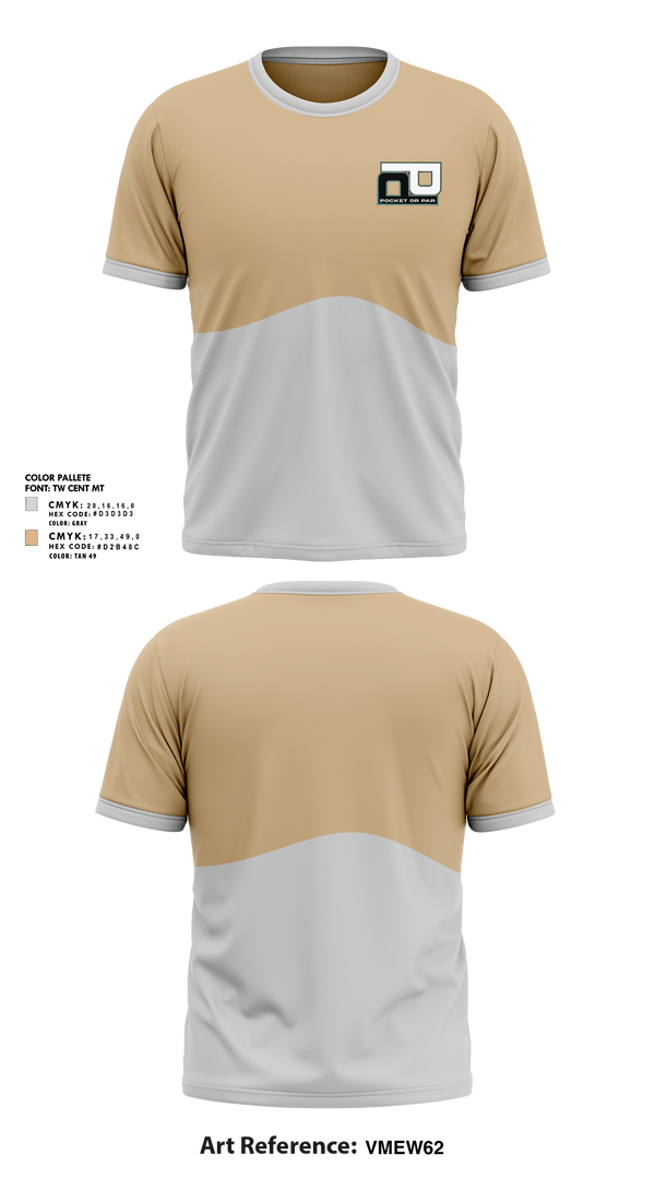 Short Sleeve Performance Shirt, Pocket or Par, , Teamtime, Team time, sublimation, custom sports apparel, team uniforms, spirit wear, spiritwear, sports uniforms, custom shirts, team store, custom team store, fundraiser sports, apparel fundraiser