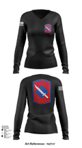 39th Infantry Brigade 34515329 Women's Long Sleeve V-neck Shirt - 128