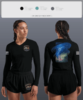 198 92873237 Women's Long Sleeve V-neck Shirt -1 10