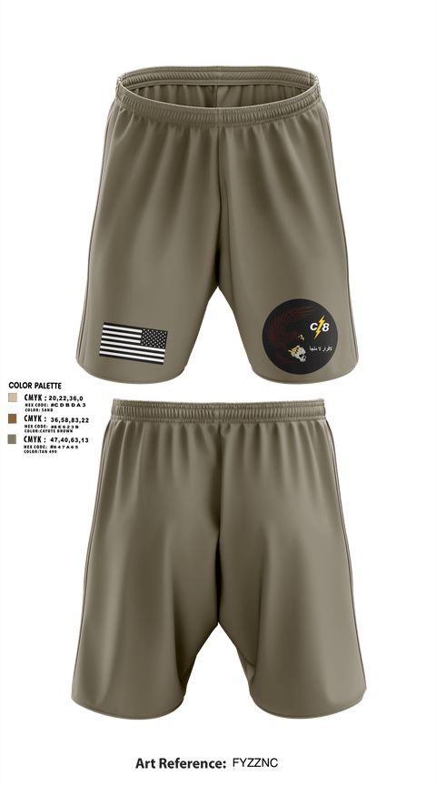 Athletic Shorts With Pockets, CHARGERCrusher C8, , Teamtime, Team time, sublimation, custom sports apparel, team uniforms, spirit wear, spiritwear, sports uniforms, custom shirts, team store, custom team store, fundraiser sports, apparel fundraiser