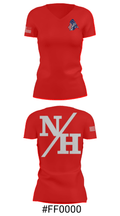 Nathan Hale High School Baseball 3422555 Women's Short Sleeve V-neck Shirt - 21