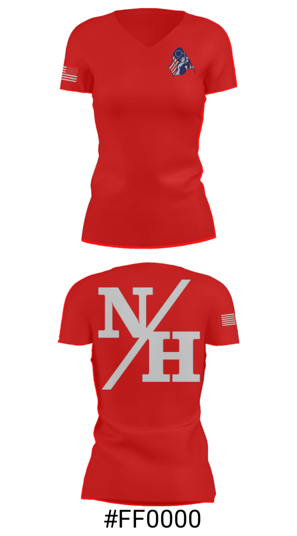Women's Short Sleeve Vneck Shirt, Nathan Hale High School Baseball, Baseball, Teamtime, Team time, sublimation, custom sports apparel, team uniforms, spirit wear, spiritwear, sports uniforms, custom shirts, team store, custom team store, fundraiser sports, apparel fundraiser
