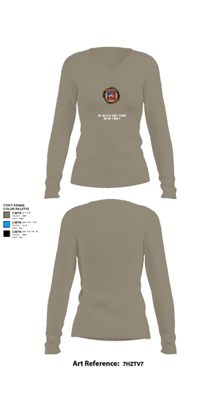Womens Long Sleeve Vneck Shirt, Orange Beach Police Department, Police, Teamtime, Team time, sublimation, custom sports apparel, team uniforms, spirit wear, spiritwear, sports uniforms, custom shirts, team store, custom team store, fundraiser sports, apparel fundraiser
