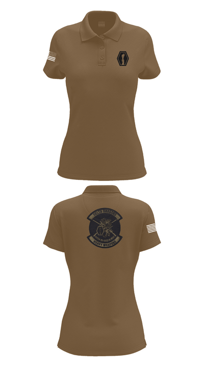 100th Battalion 442nd Infantry Delta dragons 60081058 Women's Short Sleeve Performance Polo  - 15