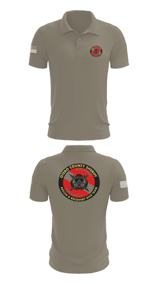 Short Sleeve Performance Polo, Otero County Sheriff, Police, Teamtime, Team time, sublimation, custom sports apparel, team uniforms, spirit wear, spiritwear, sports uniforms, custom shirts, team store, custom team store, fundraiser sports, apparel fundraiser
