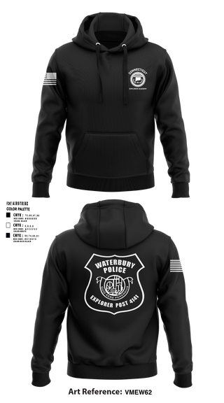 Hoodie, Waterbury Police Explorers, , Teamtime, Team time, sublimation, custom sports apparel, team uniforms, spirit wear, spiritwear, sports uniforms, custom shirts, team store, custom team store, fundraiser sports, apparel fundraiser