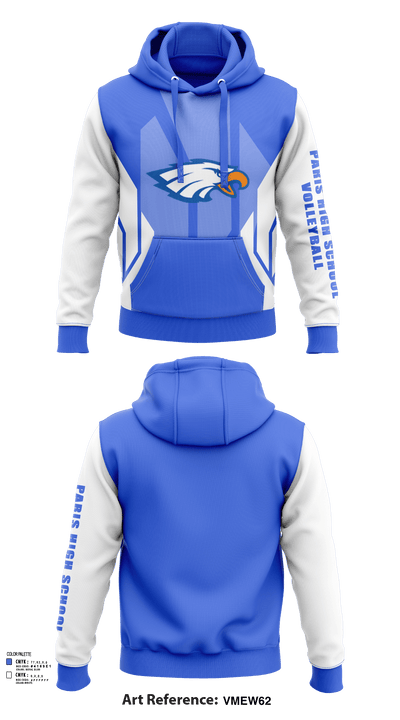 Paris High School Volleyball 36255001 Hoodie - 125