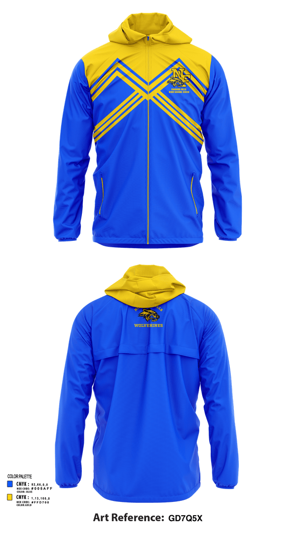 Windbreaker, Niagara Falls High School Cheer, Cheer, Teamtime, Team time, sublimation, custom sports apparel, team uniforms, spirit wear, spiritwear, sports uniforms, custom shirts, team store, custom team store, fundraiser sports, apparel fundraiser