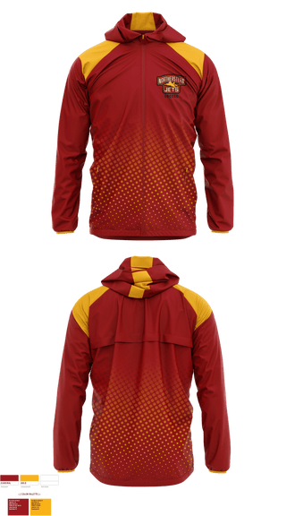 Windbreaker, Northeastern High School Soccer, Women's Soccer, Teamtime, Team time, sublimation, custom sports apparel, team uniforms, spirit wear, spiritwear, sports uniforms, custom shirts, team store, custom team store, fundraiser sports, apparel fundraiser