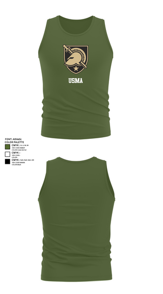 Tank Top, USMA, Army, Teamtime, Team time, sublimation, custom sports apparel, team uniforms, spirit wear, spiritwear, sports uniforms, custom shirts, team store, custom team store, fundraiser sports, apparel fundraiser