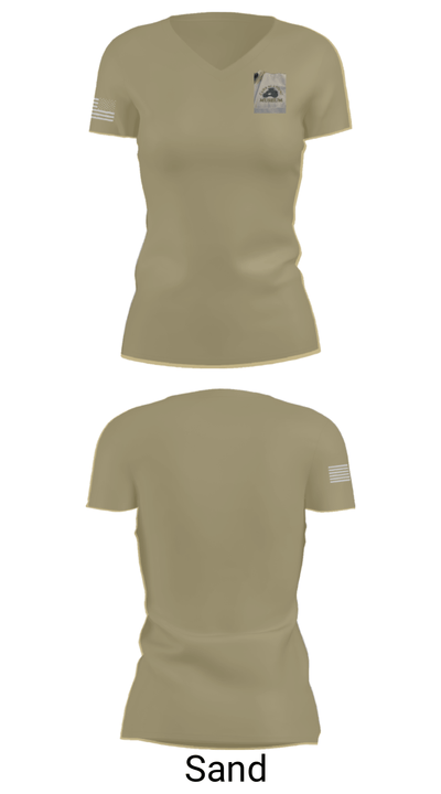 Camp Blanding Museum 53408577 Women's Short Sleeve V-neck Shirt - 88