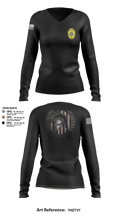Charlie Squad 41668250 Women's Long Sleeve V-neck Shirt - 3