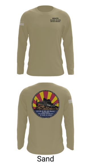 Long Sleeve Performance Shirt, WAATS 15T10 CLASS 25-001, , Teamtime, Team time, sublimation, custom sports apparel, team uniforms, spirit wear, spiritwear, sports uniforms, custom shirts, team store, custom team store, fundraiser sports, apparel fundraiser