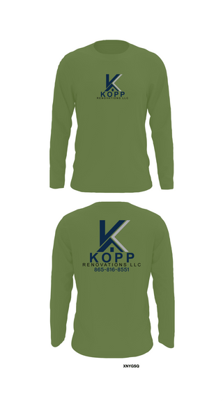 Long Sleeve Performance Shirt, Kopp Renovations, , Teamtime, Team time, sublimation, custom sports apparel, team uniforms, spirit wear, spiritwear, sports uniforms, custom shirts, team store, custom team store, fundraiser sports, apparel fundraiser