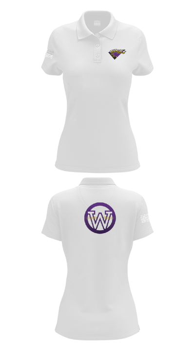 Waconia Senior High School Golf 70666759 Women's Short Sleeve Performance Polo  - 17