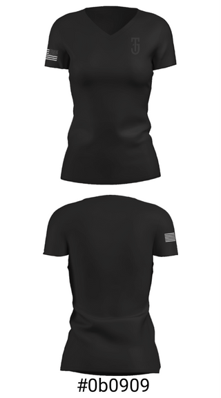 Women's Short Sleeve Vneck Shirt, Tyrel Jackson Training, Men's Basketball, Teamtime, Team time, sublimation, custom sports apparel, team uniforms, spirit wear, spiritwear, sports uniforms, custom shirts, team store, custom team store, fundraiser sports, apparel fundraiser