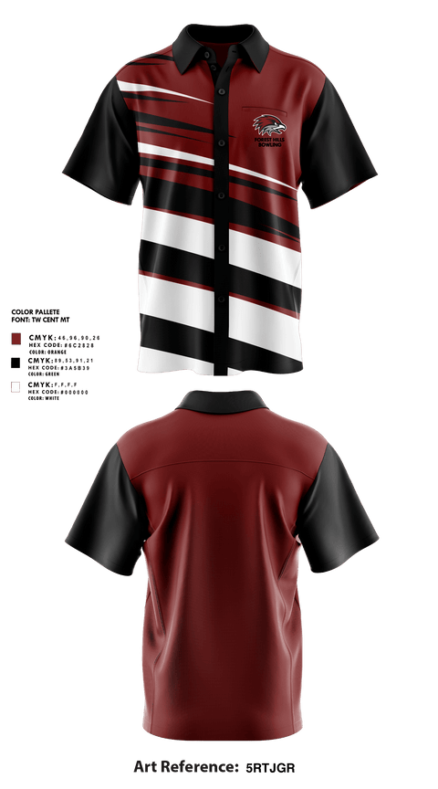 Short Sleeve Bowling Jersey, Forest Hills Eastern High School Bowling, Bowling, Teamtime, Team time, sublimation, custom sports apparel, team uniforms, spirit wear, spiritwear, sports uniforms, custom shirts, team store, custom team store, fundraiser sports, apparel fundraiser