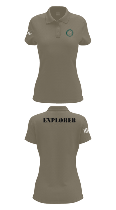 BSO Explorers 2103492 Women's Short Sleeve Performance Polo  - 71