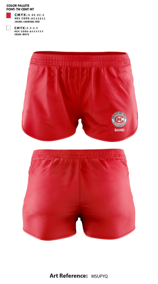 Womens Shorts, Centralia High School Band, Spirit Store, Teamtime, Team time, sublimation, custom sports apparel, team uniforms, spirit wear, spiritwear, sports uniforms, custom shirts, team store, custom team store, fundraiser sports, apparel fundraiser