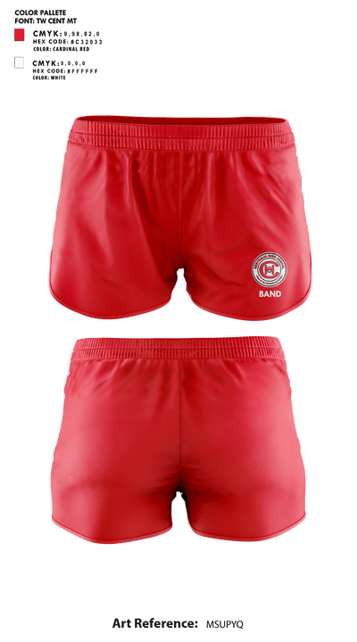 Centralia High School Band 25796731 Women's Shorts - 1