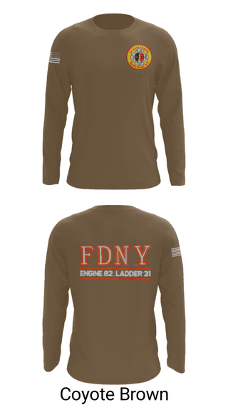 Long Sleeve Performance Shirt, LA CASA GRANDE E82 and L31, Fire Department, Teamtime, Team time, sublimation, custom sports apparel, team uniforms, spirit wear, spiritwear, sports uniforms, custom shirts, team store, custom team store, fundraiser sports, apparel fundraiser