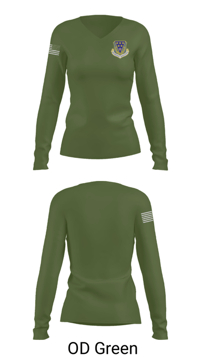 321 SMW 70680772 Women's Long Sleeve V-neck Shirt - 31